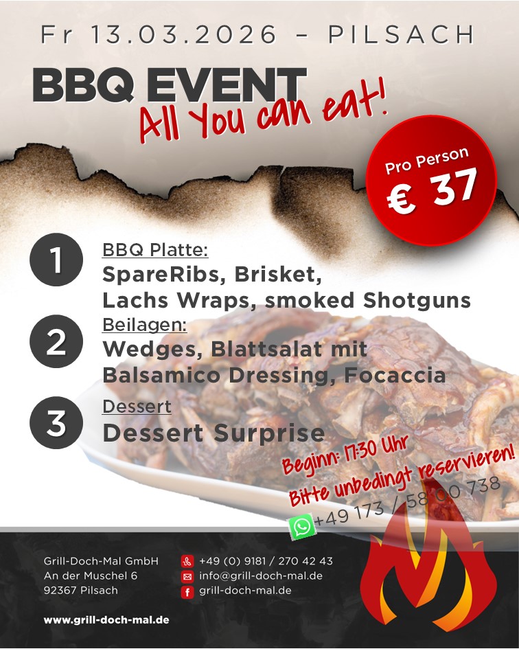 BBQ Abend 13.03.2026