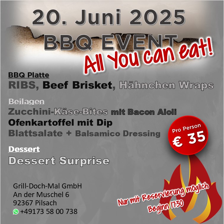 BBQ Abend 20.06.2025
